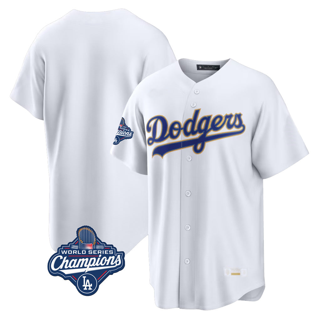 Choea LA.Dodgers Blank Player Gold White 2026 Collection Stadium Limited World Series Meet Stitched Jerseys