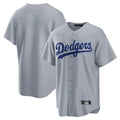 Choea LA.Dodgers Blank Player Gray Game Home Stitched Jerseys