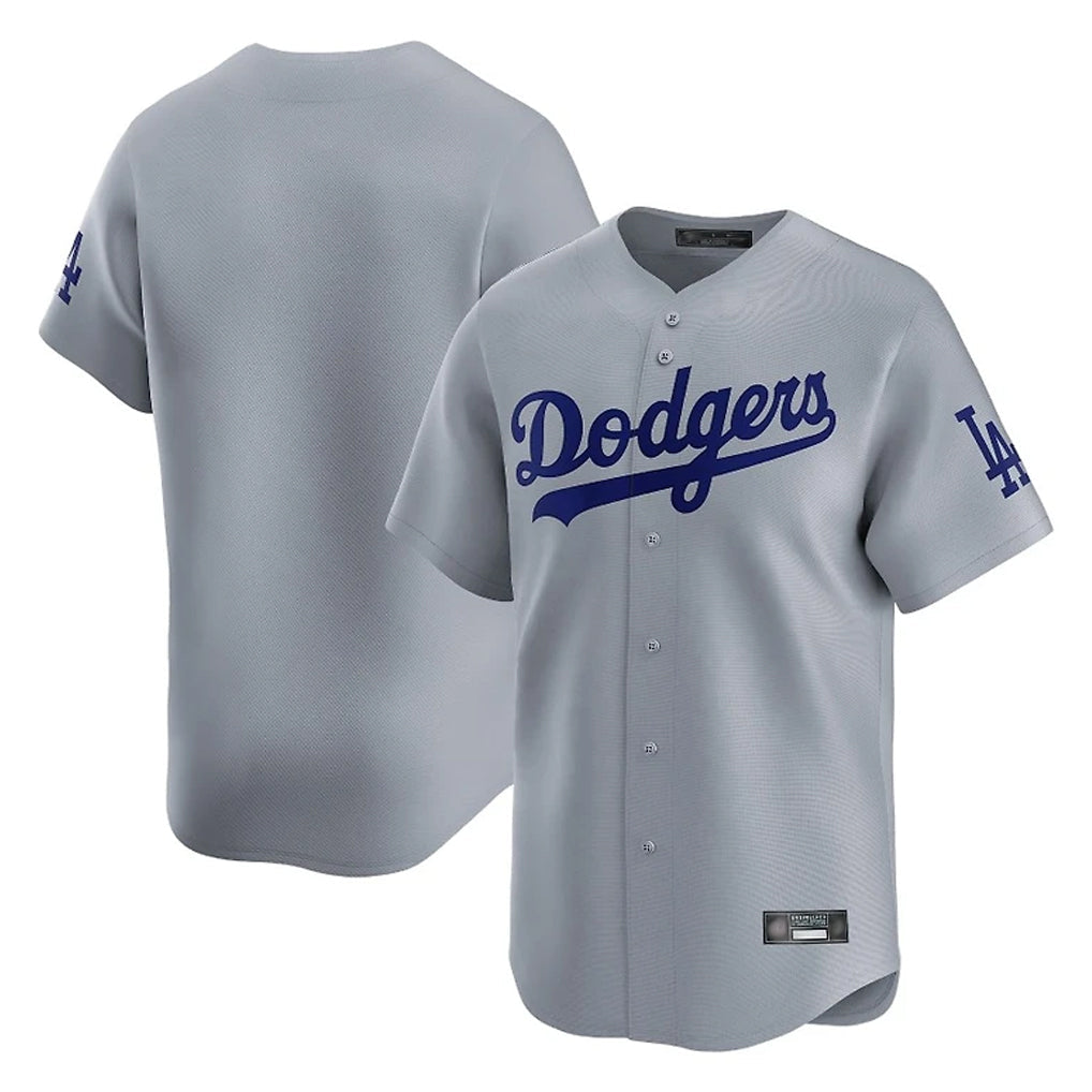 Choea LA.Dodgers Blank Player Gray Limited Home Stitched Jerseys