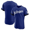 Choea LA.Dodgers Blank Player Royal City Connect Elite Home Stitched Jerseys