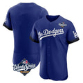 Choea LA.Dodgers Blank Player Royal City Connect Elite Home World Series Stitched Jerseys