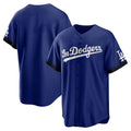 Choea LA.Dodgers Blank Player Royal City Connect Home Game Stitched Jerseys