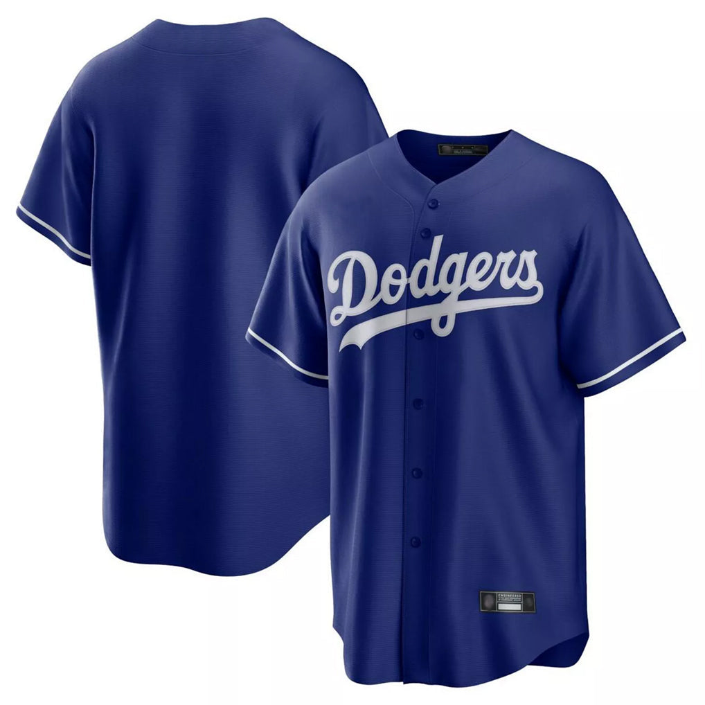 Choea LA.Dodgers Blank Player Royal Game Home Stitched Jerseys