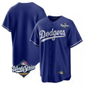 Choea LA.Dodgers Blank Player Royal Game Home World Series Stitched Jerseys