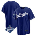 Choea LA.Dodgers Blank Player Royal Game World Series Meet Stitched Jerseys