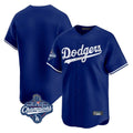 Choea LA.Dodgers Blank Player Royal Limited Home World Series Meet Stitched Jerseys