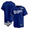 Choea LA.Dodgers Blank Player Royal Limited Home World Series Stitched Jerseys