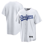 Choea LA.Dodgers Blank Player White Game Home Stitched Jerseys