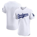 Choea LA.Dodgers Blank Player White Limited Elite Home Stitched Jerseys