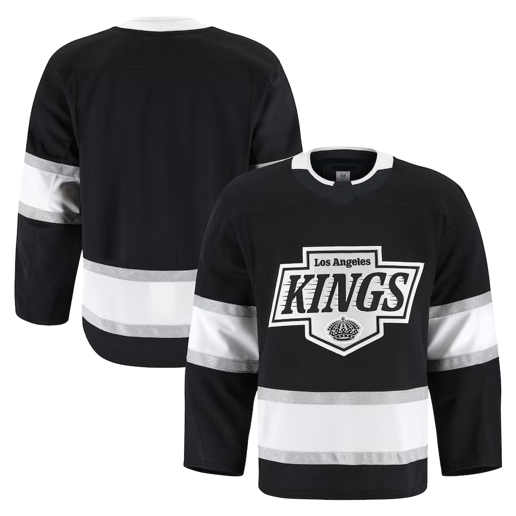 Choea LA.Kings Black Home Authentic Pro Jerseys