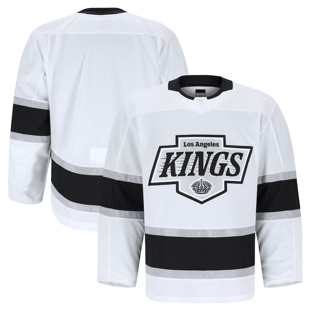 Choea LA.Kings White Away Authentic Pro Jerseys