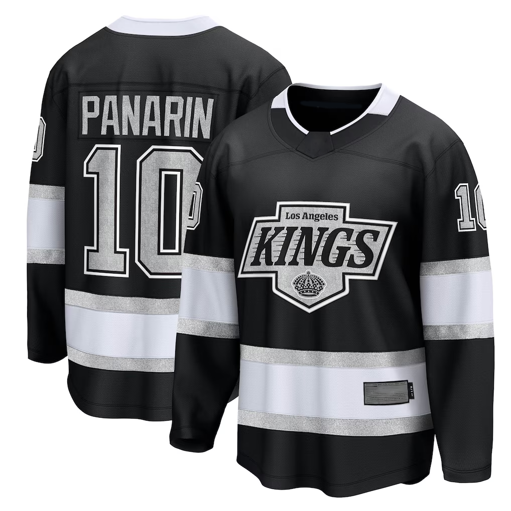 Choea LA.Kings #10 Artemi Panarin Black Home Breakaway Jerseys