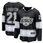 Choea LA.Kings #21 Scott Laughton Black Home Breakaway Jerseys