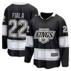 Choea LA.Kings #22 Kevin Fiala Black Home Breakaway Jerseys