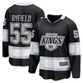 Choea LA.Kings #55 Quinton Byfield Black Home Breakaway Jerseys