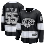 Choea LA.Kings #55 Quinton Byfield Black Home Breakaway Jerseys