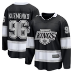 Choea LA.Kings #96 Andrei Kuzmenko Black Home Breakaway Jerseys
