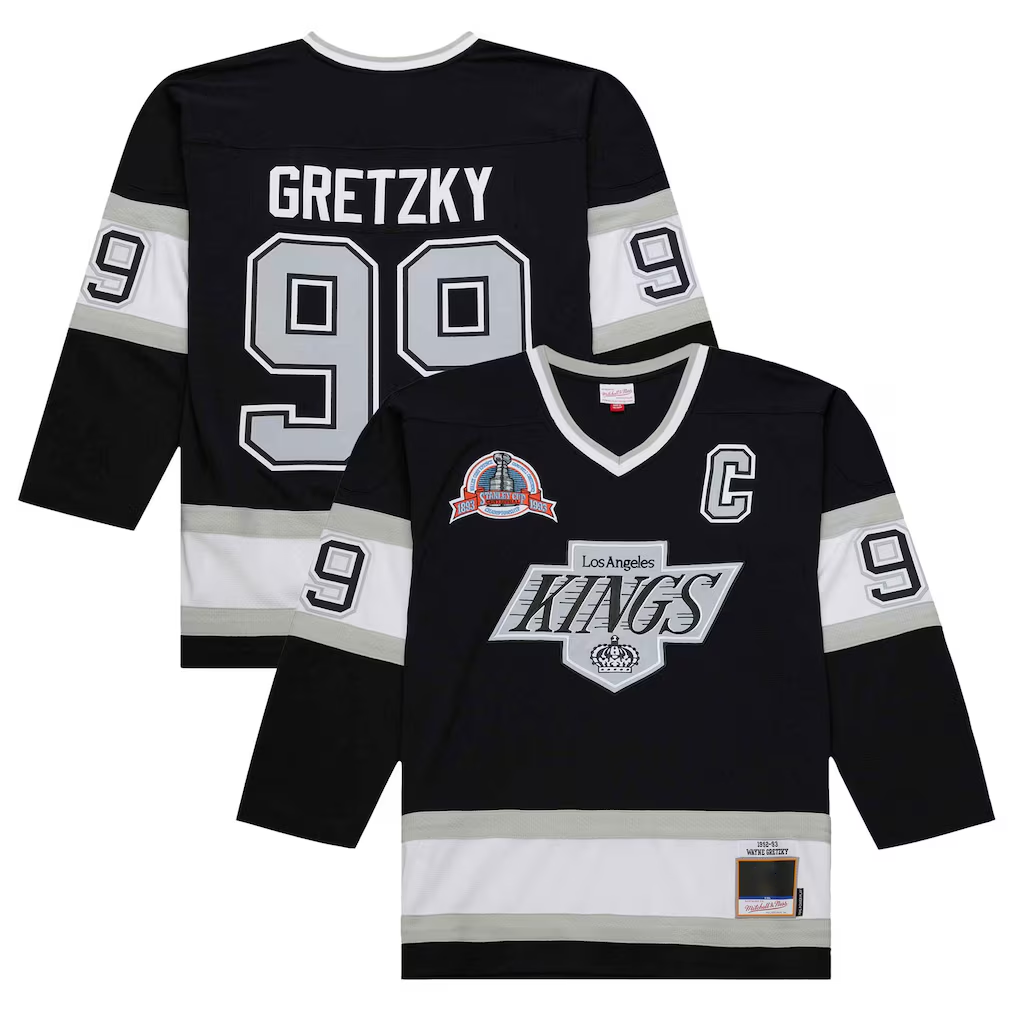 Choea LA.Kings #99 Wayne Gretzky Black 1992-93 Power Play Jerseys