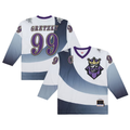 Choea LA.Kings #99 Wayne Gretzky Mitchell & Ness White 1995-96 Power Play Jerseys