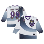 Choea LA.Kings #99 Wayne Gretzky Mitchell & Ness White 1995-96 Power Play Jerseys