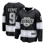 Choea LA.Kings #9 Adrian Kempe Black Home Premier Breakaway Player Jerseys