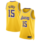 Choea LA.Lakers #15 Austin Reaves Gold Swingman Stitched Jerseys- Icon Edition