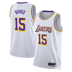 Choea LA.Lakers #15 Austin Reaves White Association Edition Swingman Stitched Jerseys