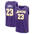Choea LA.Lakers #23 LeBron James Purple Fast Break Stitched Jerseys - Statement Edition