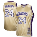 Choea LA.Lakers #24 Kobe Bryant Mitchell & Ness Gold Hall of Fame Class of 2020 #24 Authentic Hardwood Classics Jerseys