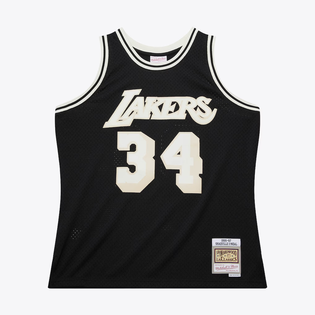 Choea LA.Lakers #34 Steve Nash Mitchell & Ness Off Court Swingman Stitched Jerseys