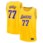 Choea LA.Lakers #77 Luka Don?i? Gold Fast Break Replica Player Stitched Jerseys - Icon Edition