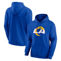 Choea LA.Rams Royal LOGO Pullover Hoodie Limited Game Blank Player Stitched Jerseys