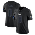 Choea LA.Rams #0 Byron Young Player Black Impact Limited Home Game Stitched Jerseys