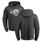 Choea LA.Rams #0 Byron Young Player Gray Pullover Hoodie Limited Game Stitched Jerseys