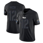 Choea LA.Rams #12 Puka Nacua Player Black Impact Limited Home Game Stitched Jerseys