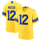 Choea LA.Rams #12 Puka Nacua Player Gold Classic Sol Home Game Stitched Jerseys