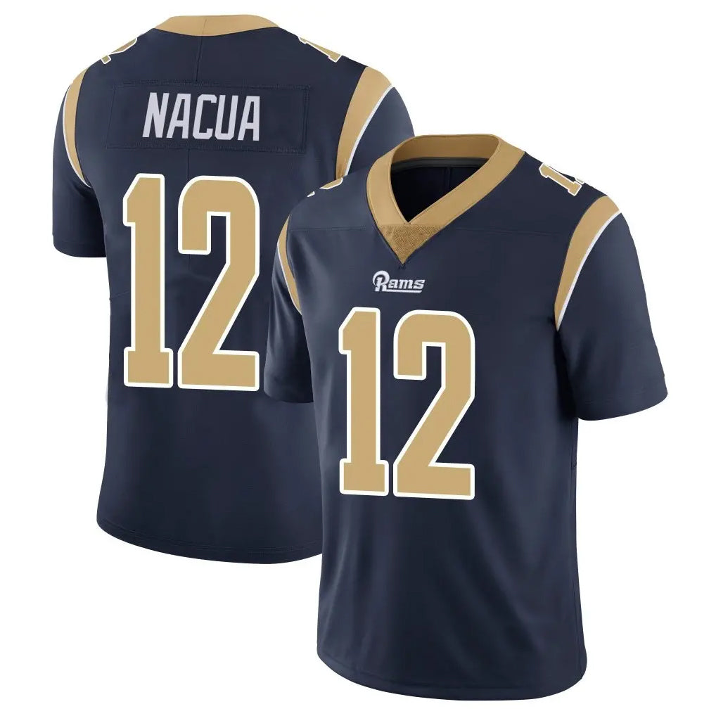 Choea LA.Rams #12 Puka Nacua Player Navy Limited Vapor Untouchable Home Game Stitched Jerseys