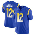 Choea LA.Rams #12 Puka Nacua Player Royal Limited Vapor Untouchable Home Game Stitched Jerseys