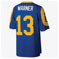 Choea LA.Rams #13 Kurt Warner Player Royal Mitchell & Ness Legacy Retired Limited Stitched Jerseys