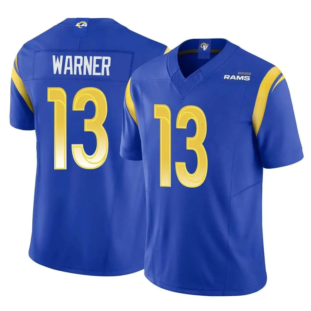 Choea LA.Rams #13 Kurt Warner Player Royal Vapor F.U.S.E. Limited Retired Stitched Jerseys