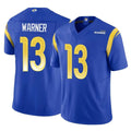 Choea LA.Rams #13 Kurt Warner Player Royal Vapor F.U.S.E. Limited Retired Stitched Jerseys