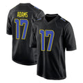Choea LA.Rams #17 Davante Adams Player Black Fashion Limited Home Game Stitched Jerseys