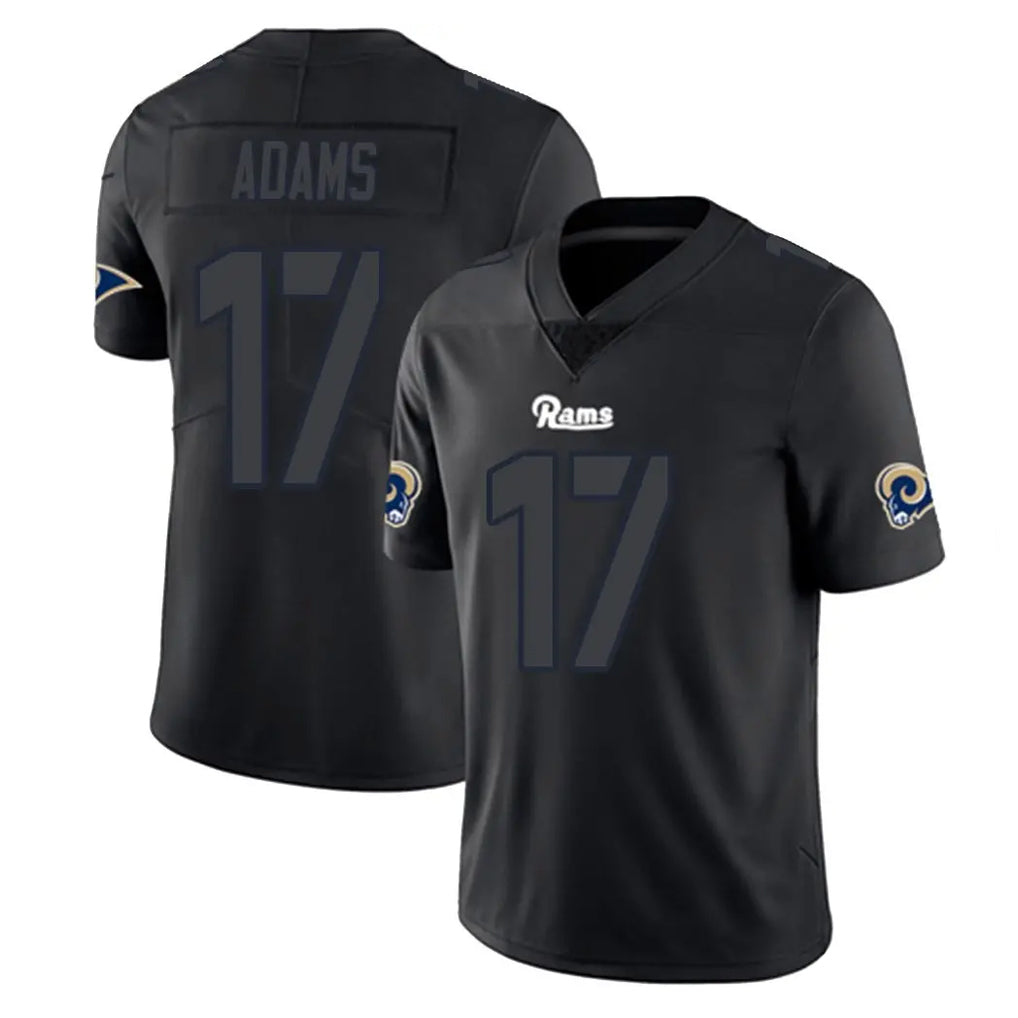Choea LA.Rams #17 Davante Adams Player Black Impact Limited Home Game Stitched Jerseys
