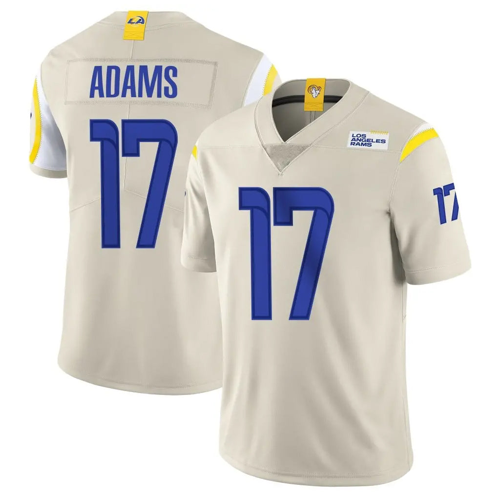 Choea LA.Rams #17 Davante Adams Player Bone Limited Vapor Home Game Stitched Jerseys