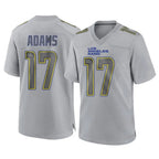 Choea LA.Rams #17 Davante Adams Player Gray Atmosphere Fashion Home Game Stitched Jerseys