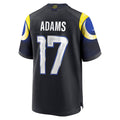 Choea LA.Rams #17 Davante Adams Player Midnight Blue Rivalries Collection Game Stitched Jerseys