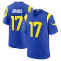 Choea LA.Rams #17 Davante Adams Player Royal Limited Home Game Stitched Jerseys