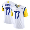 Choea LA.Rams #17 Davante Adams Player White Limited Vapor Untouchable Home Game Stitched Jerseys