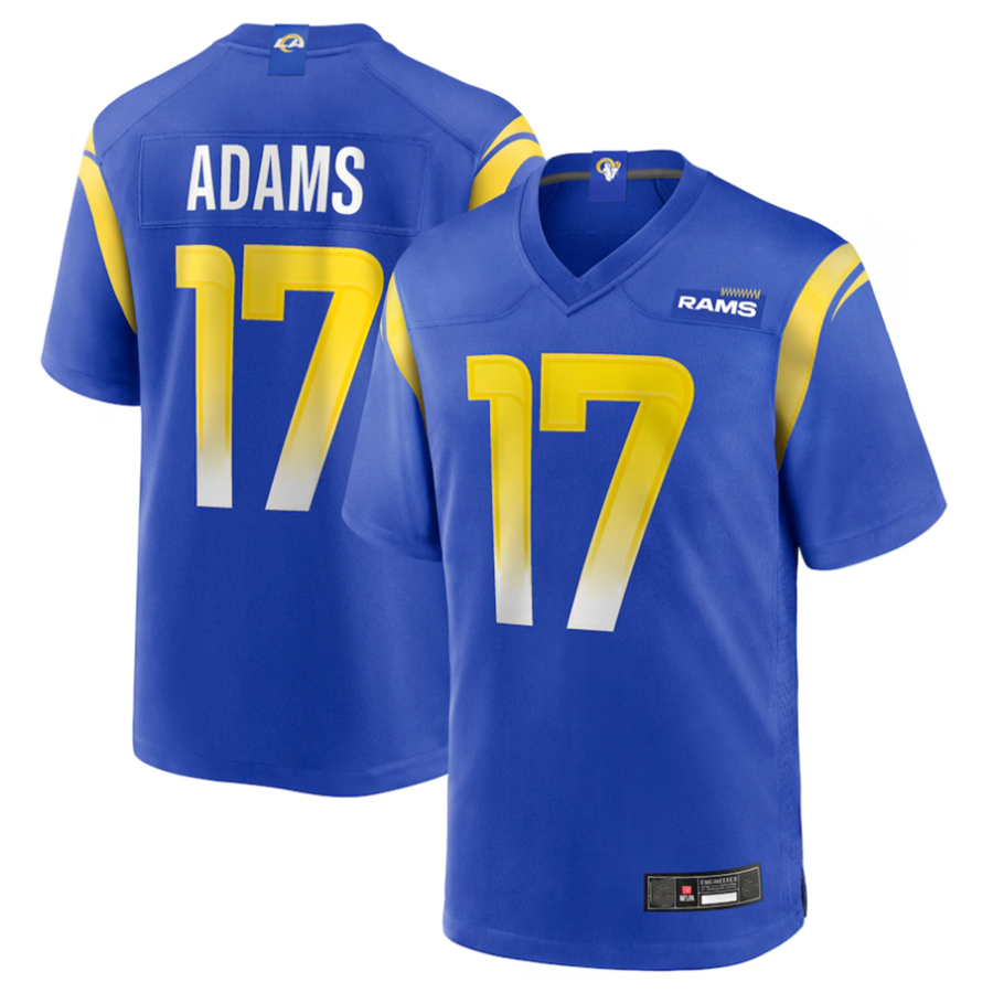 Choea LA.Rams #17 Davante Adams Royal Game Player Stitched Jerseys