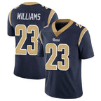 Choea LA.Rams #23 Kyren Williams Player Navy Limited Vapor Untouchable Home Game Stitched Jerseys